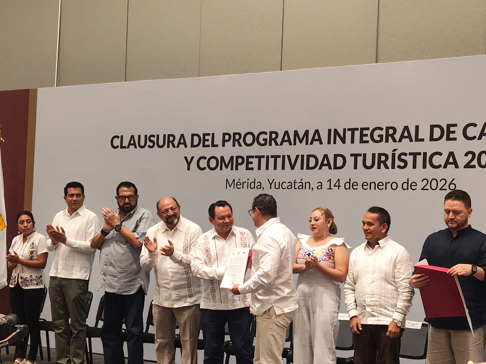 CLAUSURA DEL PROGRAMA INTEGRAL DE CAPACITACIÓN Y COMPETITIVIDAD TURÍSTICA 2025.