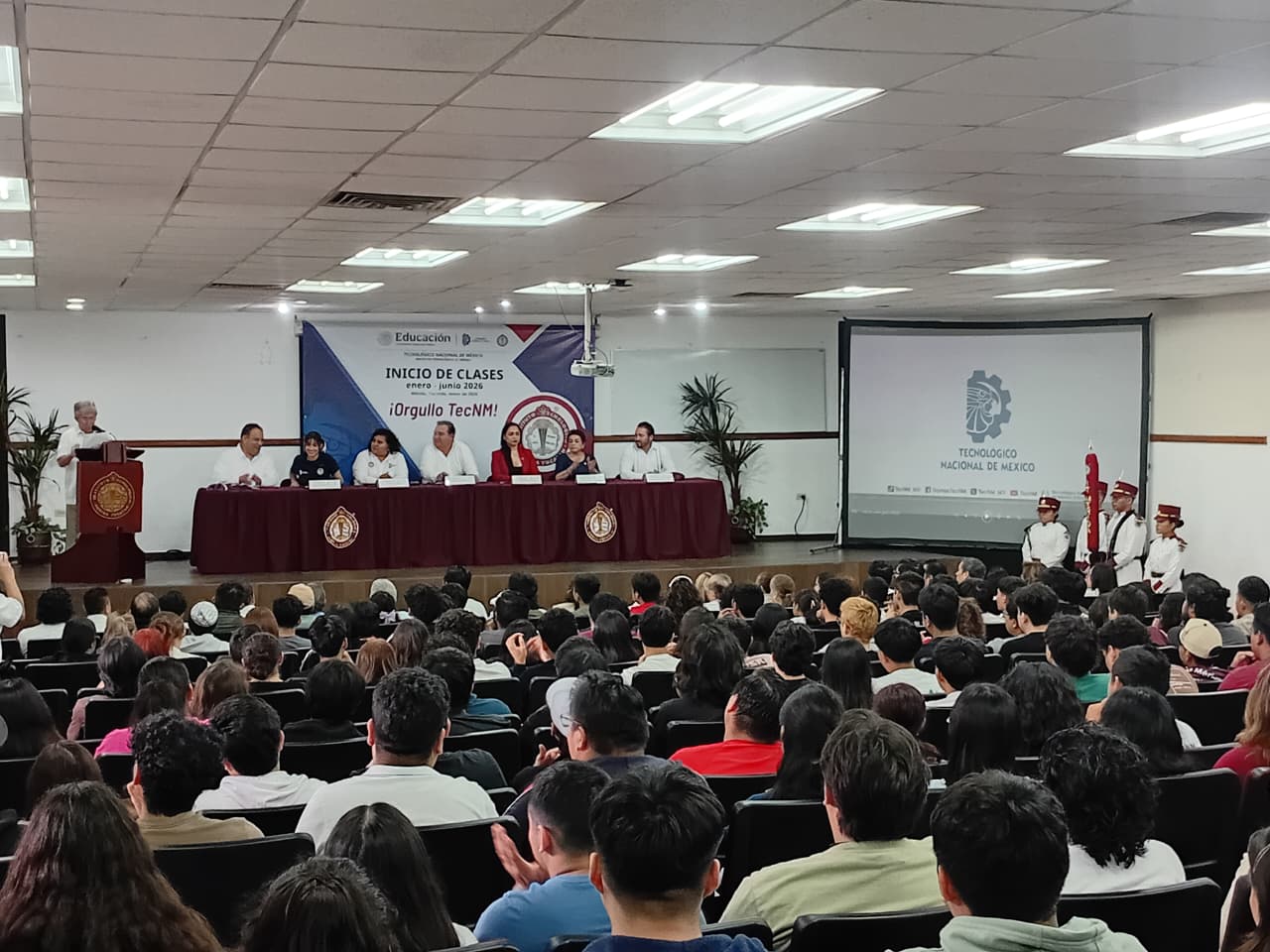 Tecnológico de Mérida Campus Poniente inauguró oficialmente el ciclo escolar enero-junio 2026
