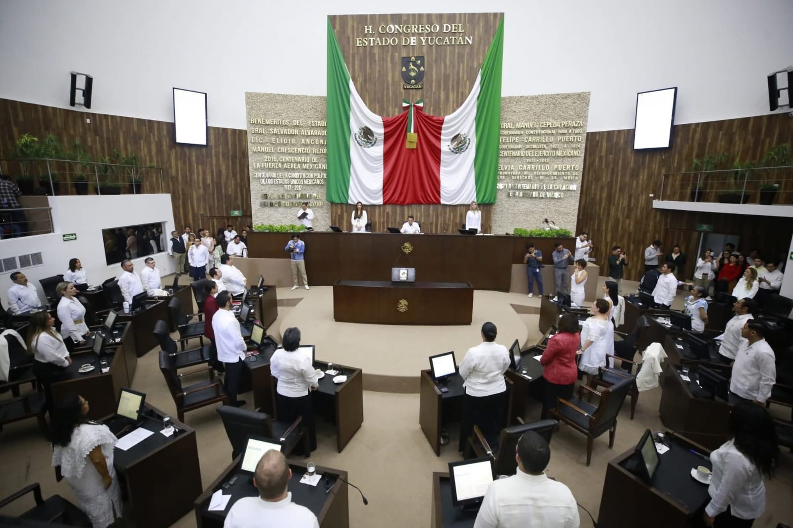 Inició el Segundo Período Ordinario de Sesiones de la Sexagésima Cuarta Legislatura